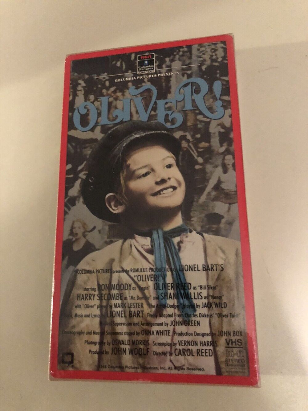 Vintage Oliver VHS 1985 Ron Moody Oliver Reed Charles Dickens Classic NEW SEALED